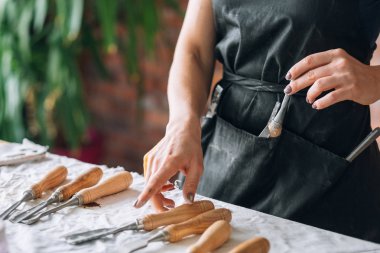 El sanat zanaat aletleri modelleme oyma keski