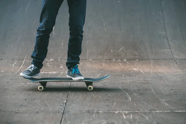 Urban skater sport hobby lifestyle man ramp — Stock Photo, Image