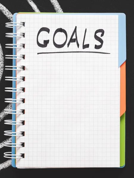 Self motivation goals management planning — Stock Photo, Image