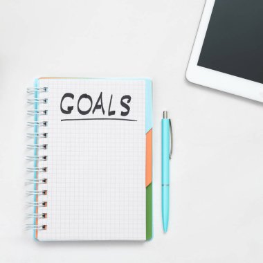 iş hedefleri kariyer zaman yönetimi Notepad kalem