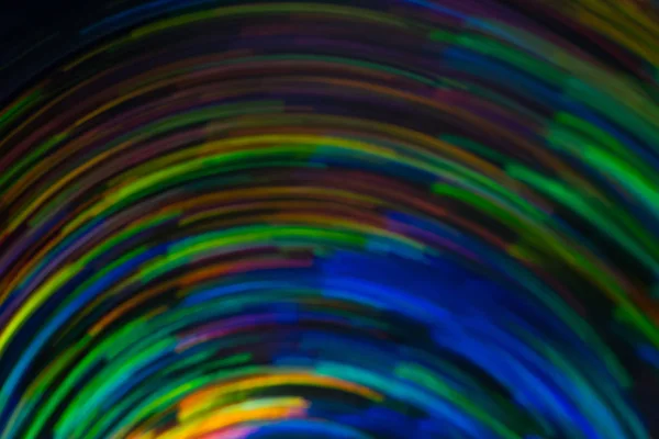 Neon virvel linjer linsöverstrålning oskärpa oskärpa ljus — Stockfoto