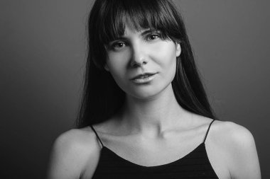 barışçıl duygu Bayan portre sakin