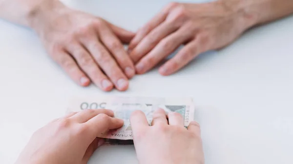 Apoyo financiero dinero préstamo negocio patrocinio —  Fotos de Stock