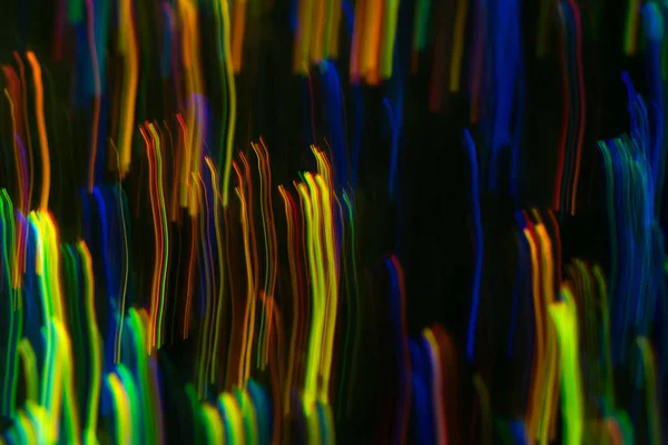 Oskärpa multicolor linjer oskärpa glöd lampor — Stockfoto