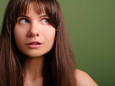 sürpriz ilgilenen şüpheli Bayan portre