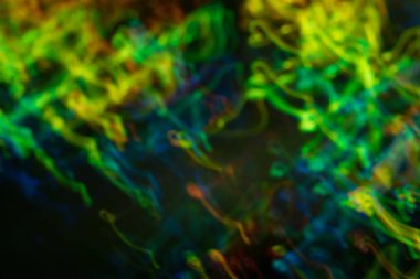 eğri neon ışık çizgiler arka plan bulanıklık