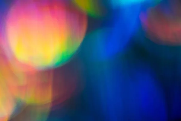 Defocused lens flare lights blur illuminated glow — Stock Photo, Image