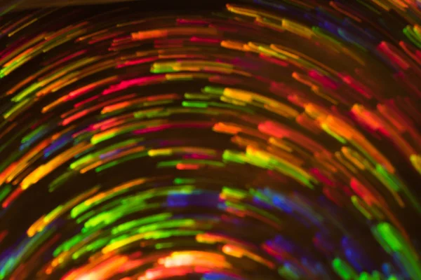 Neon virvel linjer linsöverstrålning oskärpa oskärpa ljus — Stockfoto