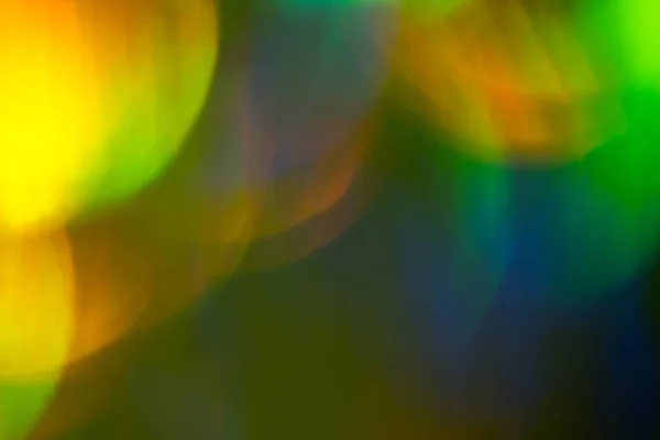 Дезорієнтовані барвисті розмиті розмиті лінзи вогні — стокове фото