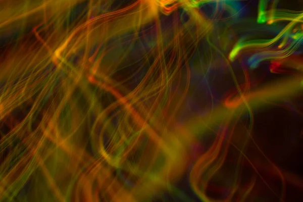 Rozostření pozadí abstraktní čáry křivky neonové světlo — Stock fotografie