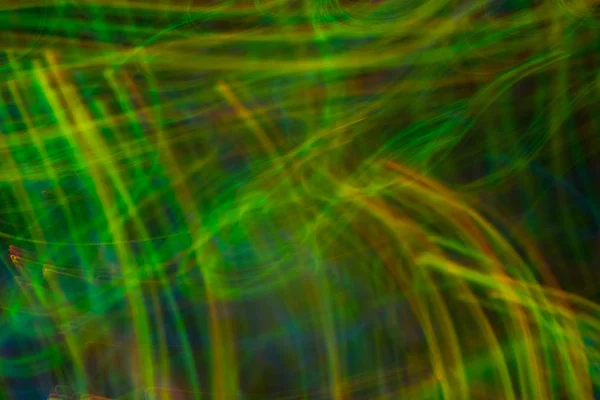 Oskärpa färgstarka linjerna rörelse oskärpa lampor flare — Stockfoto