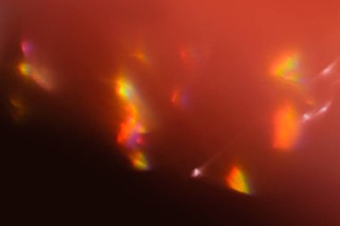 lens flare bokeh ışıkları bulanık kırmızı güneş ışınları