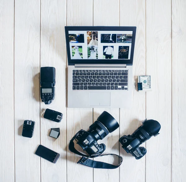 Professionele fotograaf Lifestyle Business hobby — Stockfoto