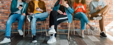 millennials modern social media addiction clipart