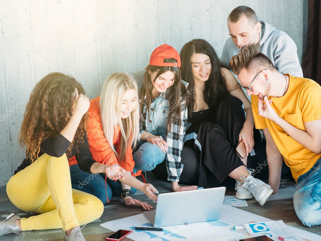 business team meeting strategy millennials diverse