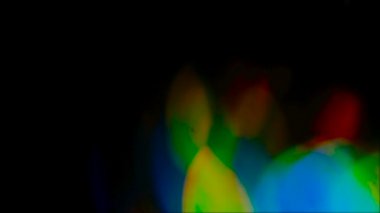 renkli lens parlaması kiriş bulanıklık ışıkları kaybolan