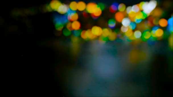 Luzes flash multicoloridas da chama da lente — Vídeo de Stock