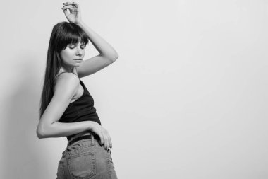 moda sanatsal model zarif hareket dans