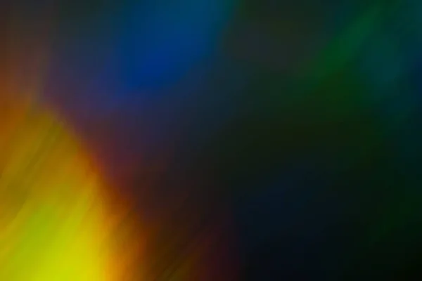 Blurred colorful lens flare glow abstract design — Stock Photo, Image