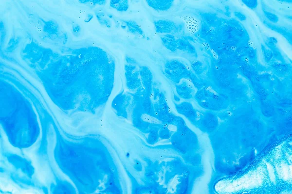 Farba emulsja niebieski niebo streszczenie sztuka tło — Zdjęcie stockowe