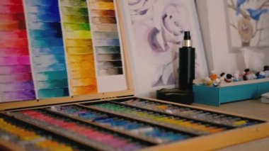 sanat stüdyosu malzemeleri resim sanatçı çizim