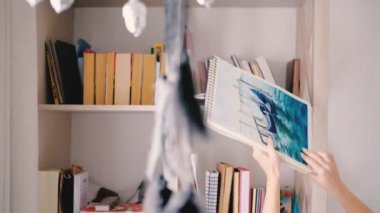 rahat ev sanat stüdyosu dekor atmosfer dreamcatcher