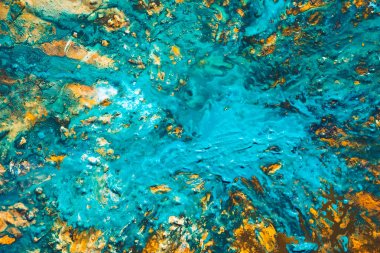 soyut mavi akrilik boya arka plan sanat etkisi