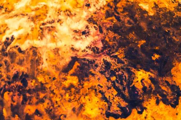 Brązowy farba malowane ognisko pomarańczowy streszczenie sztuka tło — Zdjęcie stockowe