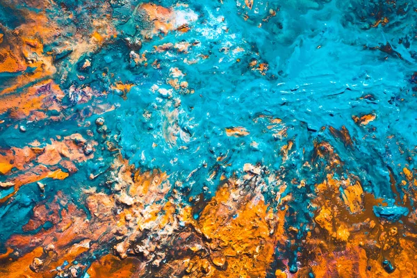 Abstrato montanha pico azul pintura arte fundo — Fotografia de Stock