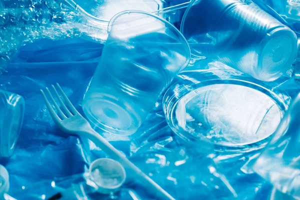 Inquinamento idrico ecologia plastica biodegradabile — Foto Stock