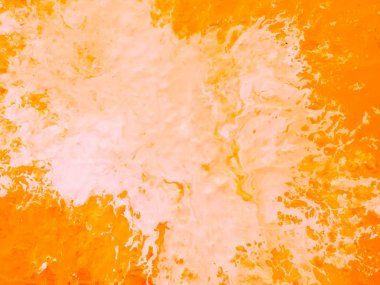 soyut beyaz turuncu boya boya sıçrama arka plan