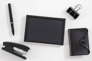 kurumsal yaşam tarzı ofis işçi malzemeleri seti