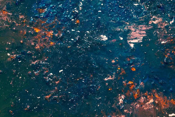 Abstrato oceano vista aérea azul pintura fundo — Fotografia de Stock
