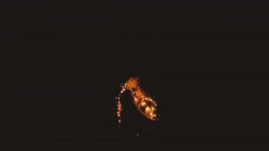 romantik tarih kucaklama gece parlayan peri ışıkları