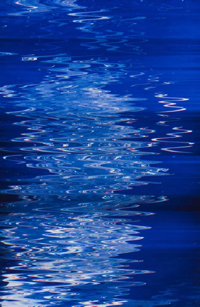 Blue Moonglade vlnka voda abstraktní pozadí — Stock fotografie