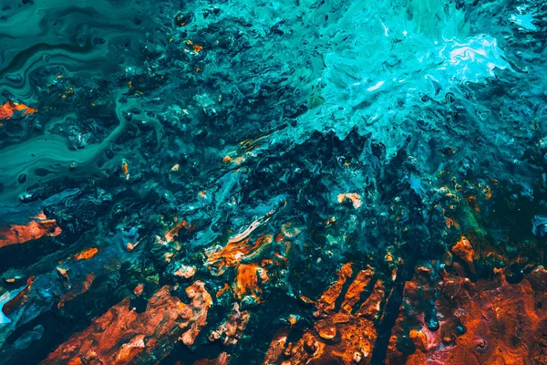 Абстрактный голубой цвет скалы — стоковое фото