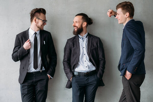 modern corporate life smart confident people