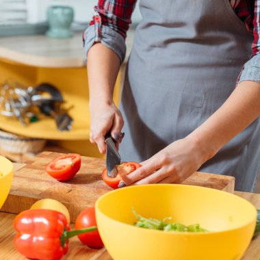 taze sebze sağlıklı diyet ev pişirme