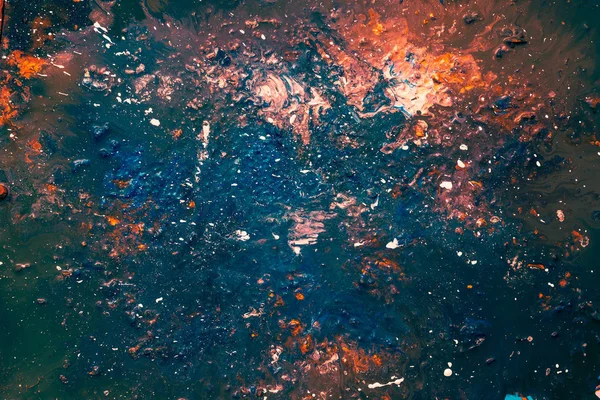 Abstraktní Mléčná dráha galaxie modrá barva pozadí — Stock fotografie