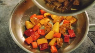 güveç hazırlama gıda et sebze yemek