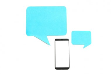 internet iletişim sohbet simgeleri beyaz arka plan