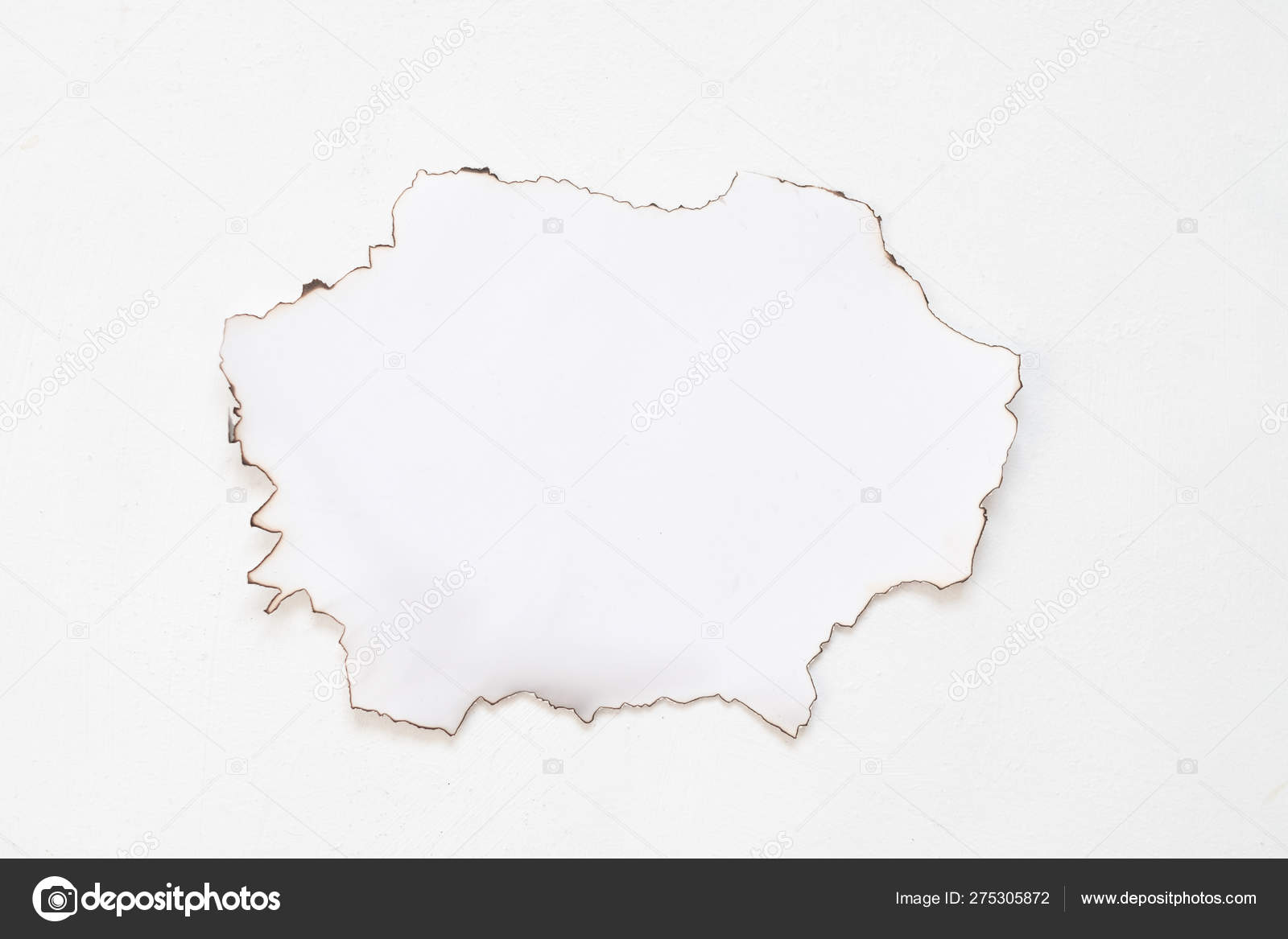 Download Paper Mockup White Background Fire Effect Stock Photo C Golubovy 275305872 PSD Mockup Templates