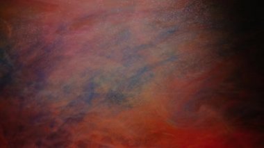 soğuk uzay etkisi soyut karışık boyalar akış ışığı