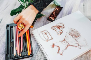 yaratıcılık ilham moda tasarımcısı çizim