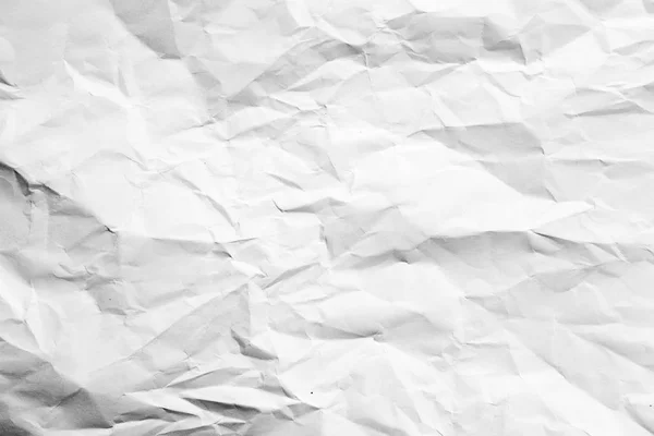 Fondo de papel blanco arrugado abstracto arrugado — Foto de Stock