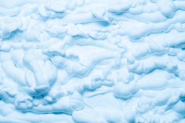 Blue foam texture abstract background mousse — Stock Photo, Image