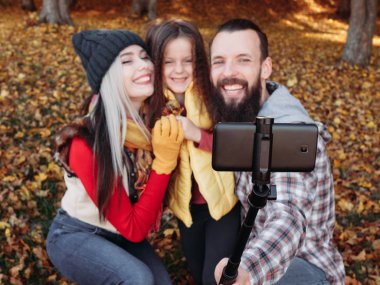 sonbahar açık boş anne selfie kızı
