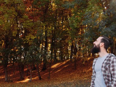 Park erkek Doğa Sonbahar mutlu Turizm