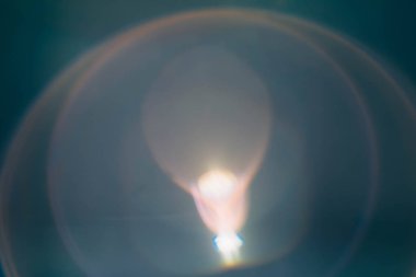 bulanıklık lens flare teal mavi arka plan ampul parlaklık