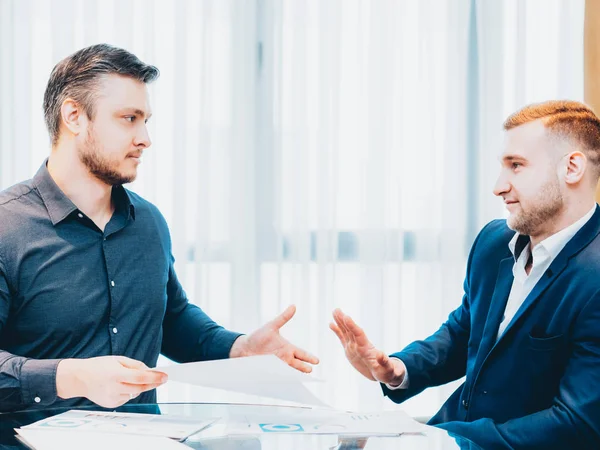 Negotiation failure business partners meeting — Stock Photo, Image